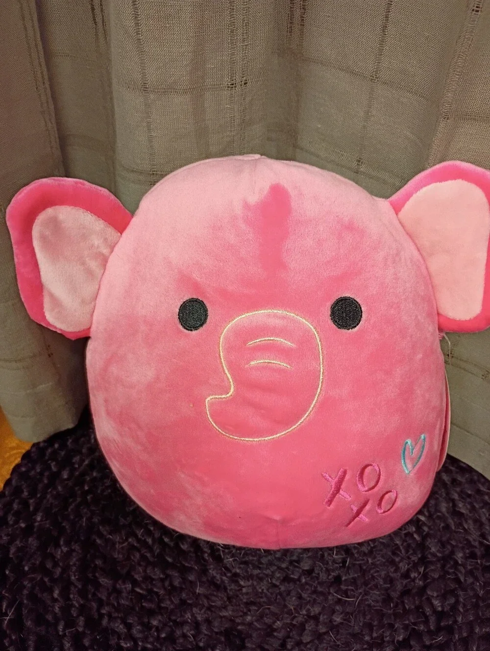 NWT Original Squishmallow Valentine Squad Kyla The Pink Elephant Size 8
